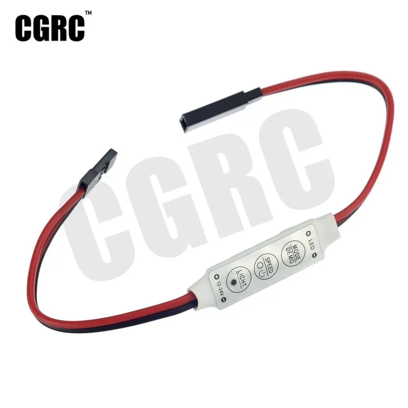 Led Light Control Power Switch Flicker Mode For 1/10 Rc Crawler Car Trx4 Rc4wd D90 Axial Scx10 Rc Boat Aircraft Rc Drifting 1