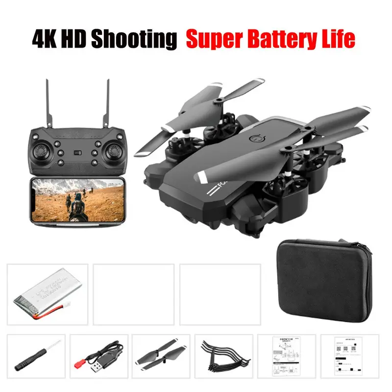 Lf609 Drone 4K With Hd Camera Wifi 1080P Dual Camera Follow Me Quadcopter Fpv Professional Drone Long Battery Life Toy For Kids 16