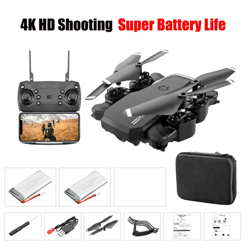 Lf609 Drone 4K With Hd Camera Wifi 1080P Dual Camera Follow Me Quadcopter Fpv Professional Drone Long Battery Life Toy For Kids 17