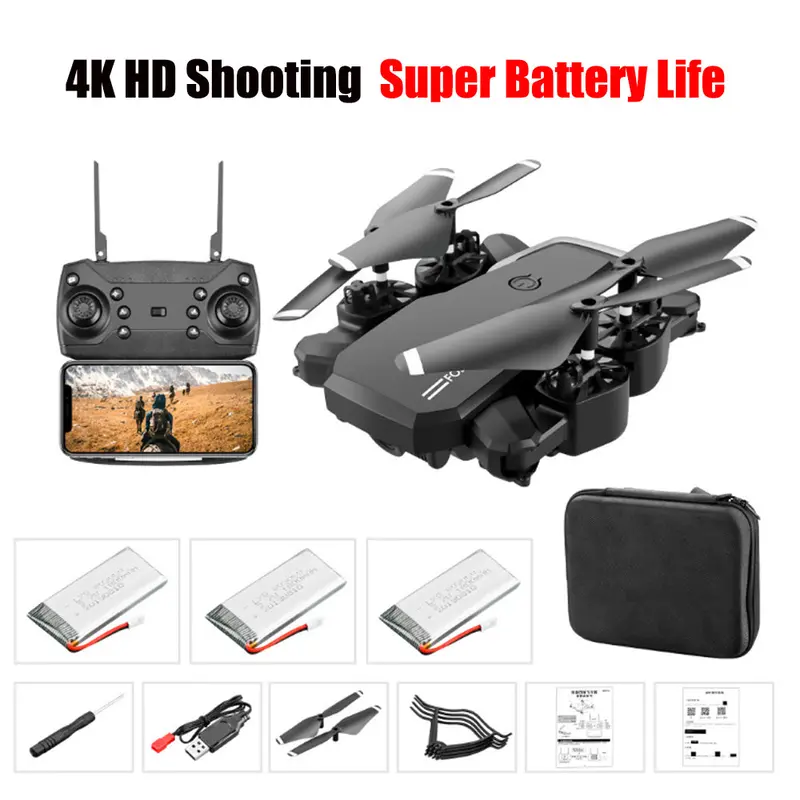Lf609 Drone 4K With Hd Camera Wifi 1080P Dual Camera Follow Me Quadcopter Fpv Professional Drone Long Battery Life Toy For Kids 18