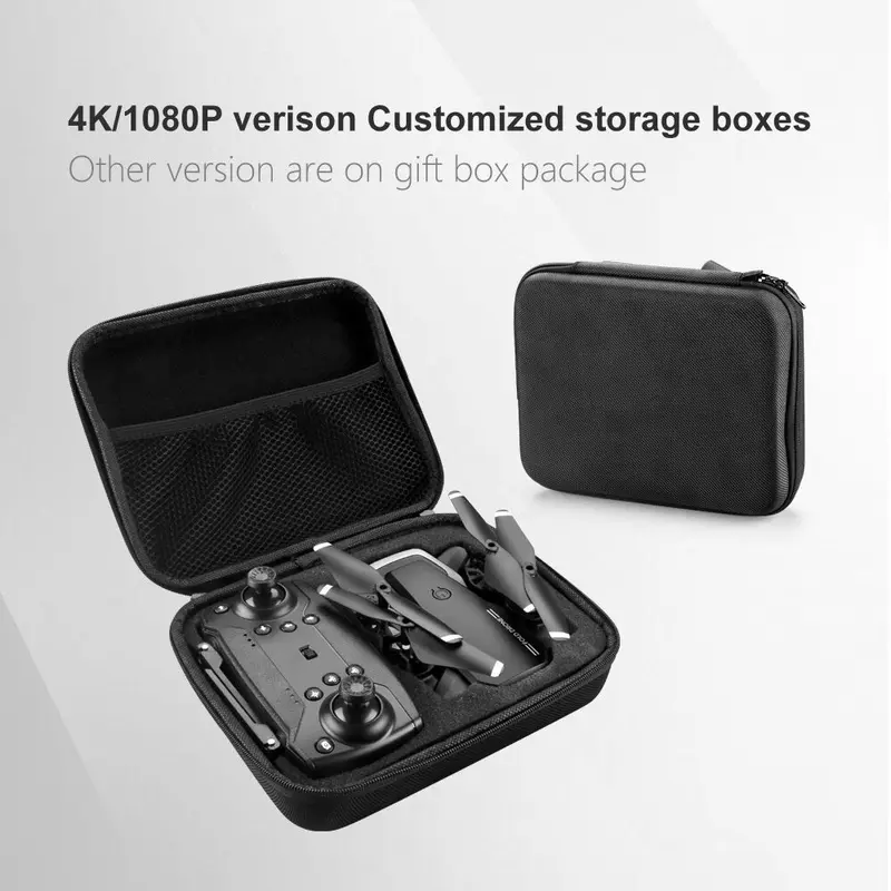 Lf609 Drone 4K With Hd Camera Wifi 1080P Dual Camera Follow Me Quadcopter Fpv Professional Drone Long Battery Life Toy For Kids 4