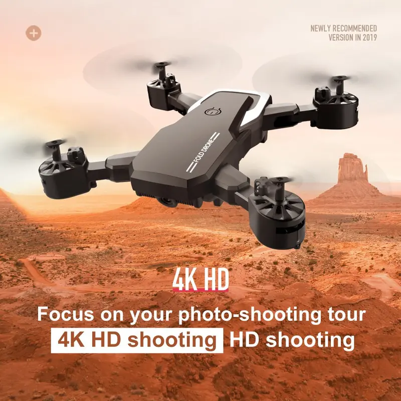 Lf609 Drone 4K With Hd Camera Wifi 1080P Dual Camera Follow Me Quadcopter Fpv Professional Drone Long Battery Life Toy For Kids 6