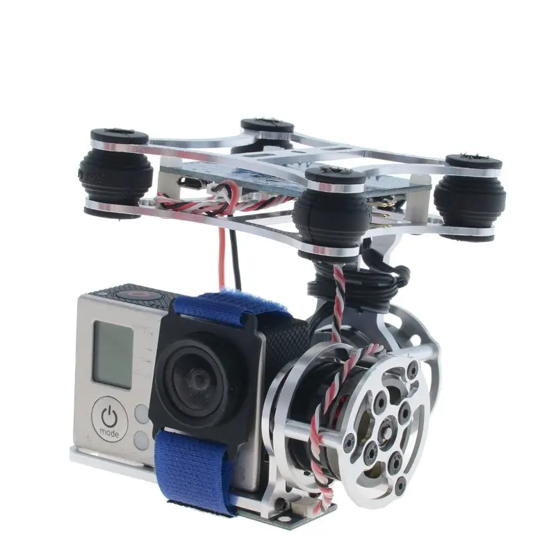 Light 2 Axis Brushless Gimbal With Bgc3.0 Plug And Play Stabilizer For Gopro Sj Hawkeye Dji Rc Drone 1