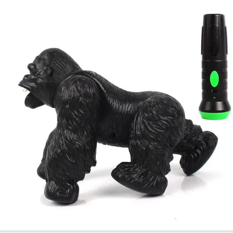 Lighting Infrared Rc Gorilla Simulative Remote Control Animal Electric Toy With Sound Funny Terrifying Children's Day Kids Gift 1