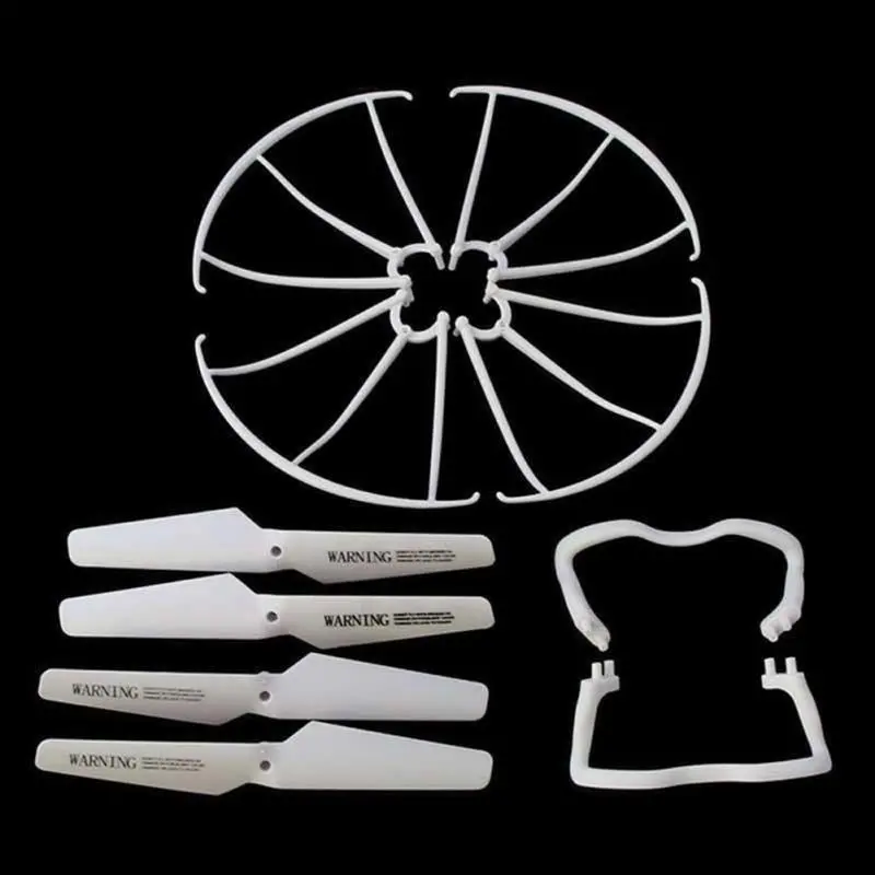 Lightweight Drone Accessories 4 Pcs Blade/Tripod/Protection Ring Main Propeller Replacement Spare Parts For Syma X5 X5c 1