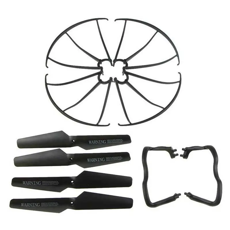 Lightweight Drone Accessories 4 Pcs Blade/Tripod/Protection Ring Main Propeller Replacement Spare Parts For Syma X5 X5c 4