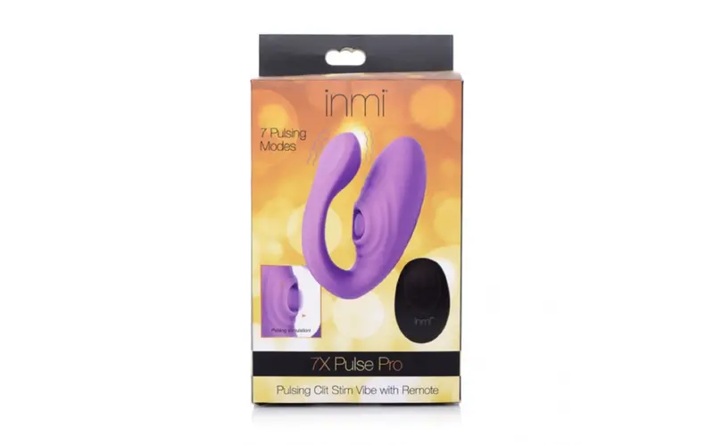 Lilac 7X Pulse Pro Clit Stim Vibe W/ Remote. 1