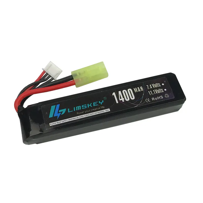Limskey 11.1V 1400Mah 25C Max 50C 3S Mini Airsoft Gun Rc Model Helicopter Quadcopter Rc Lipo Battery Airsoft Gun Battery 1