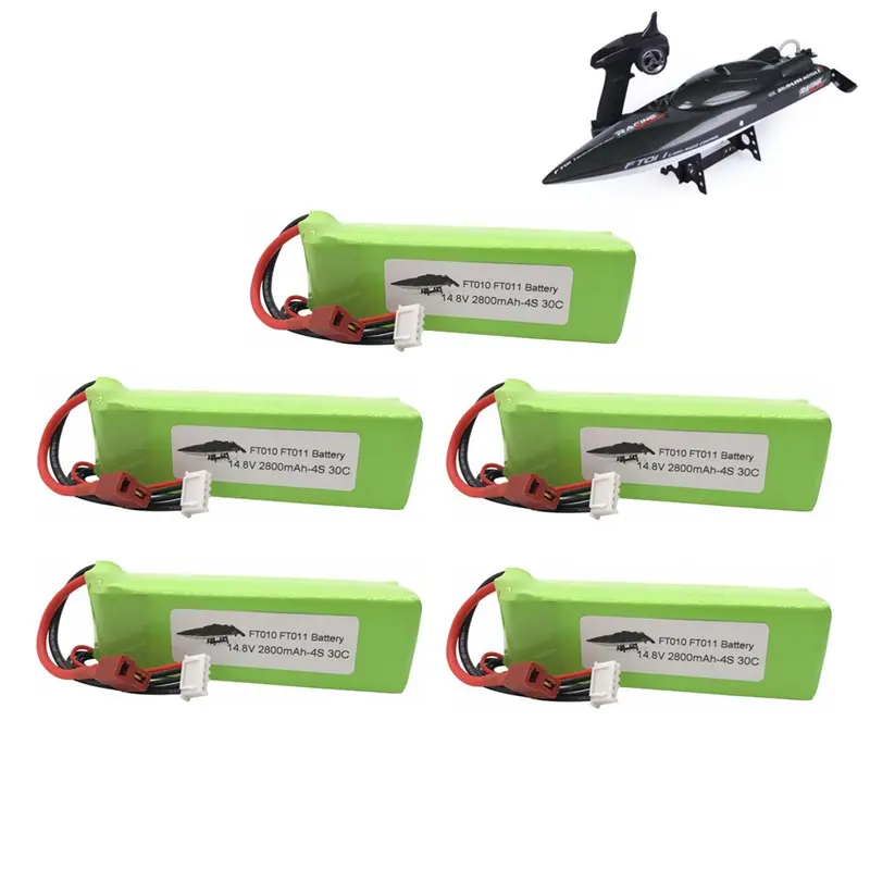 Lipo Battery For Ft010 Ft011 2800Mah 14.8V Battery Rc 4S 14.8V 30C 803496 Rc Boat Rc Helicopter Airplanes Car Quadcopter 14.8 V 1