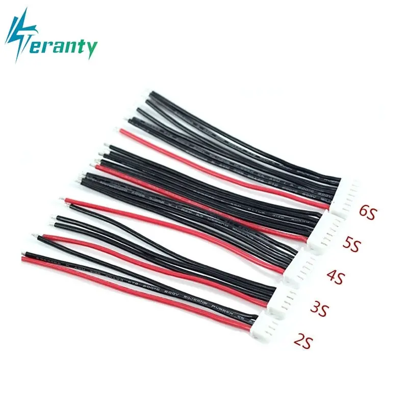 Lipo Battery Wiring Rc Lipo Battery Balance Charger 1S 2S 3S 4S 5S 6S 22Awg Cable For Imax B3 B6 B6ac 10Cm 100Mm 1Pcs 1