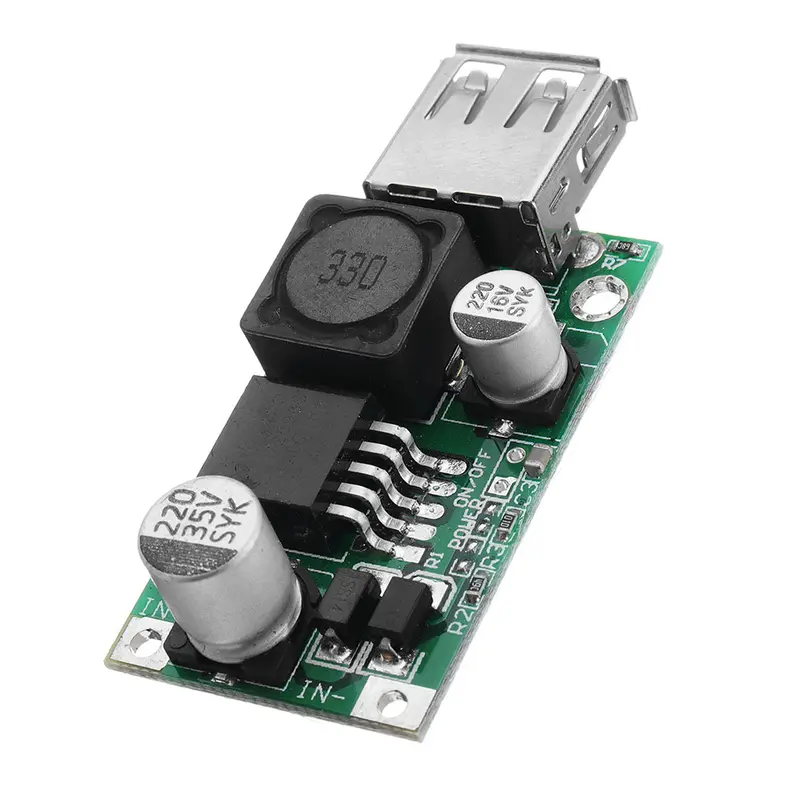 Lm2596s Dc-Dc Step Down Module Input 12V-35V Output 5V For Usb/Mobile Phone Charging 1