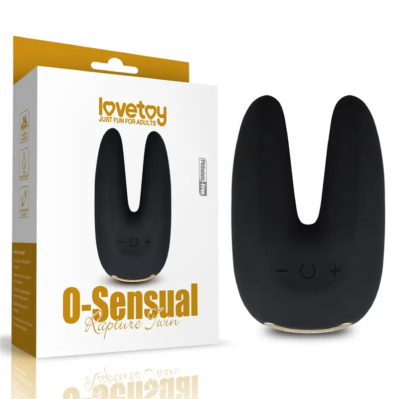 Love Toy O Sensual Rapture Twin Vibrator. 1