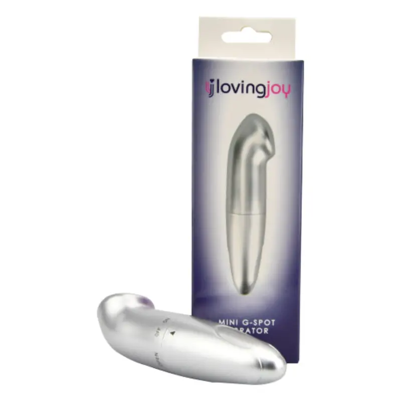 Loving Joy Silver Mini G-Spot Vibrator. 1