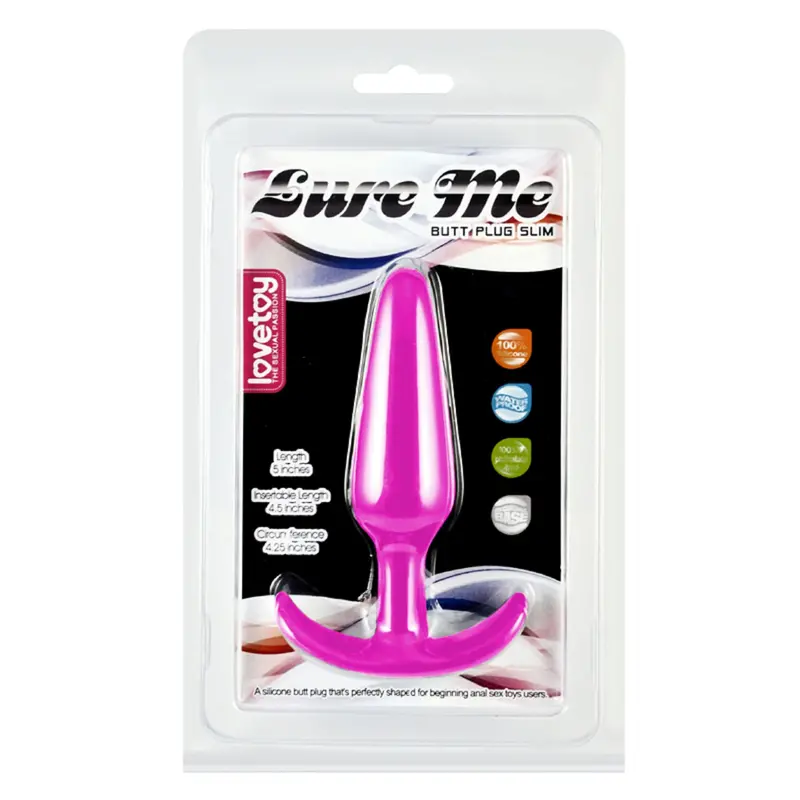 Lure Me Classic Anal Plug L Pink. 1