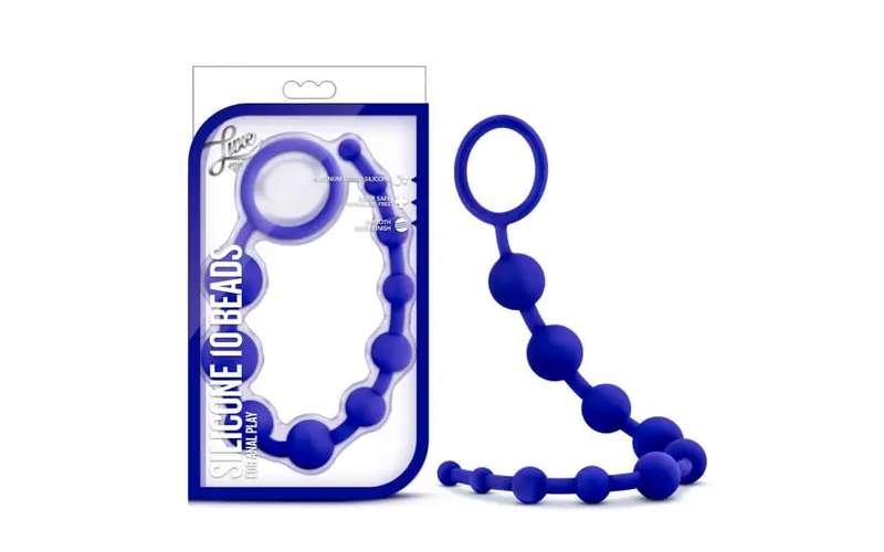 Luxe Silicone 10 Beads Indigo. 1