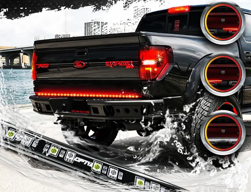 Luz Trasera De Freno 60" Chevrolet,Ford,Dodge 1