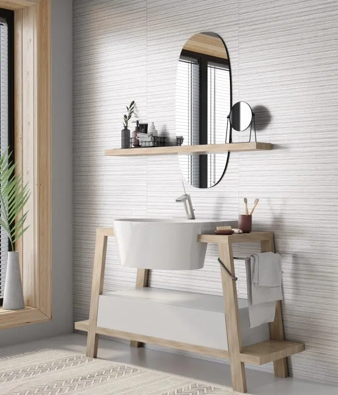 Luzzi Grigio Pl Ceramic Wall Tile 15"X30" 1