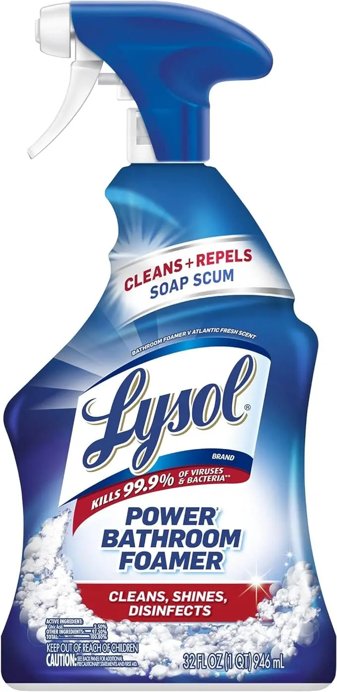 Lysol Power Foam Bathroom Cleaning Spray 32Oz 1