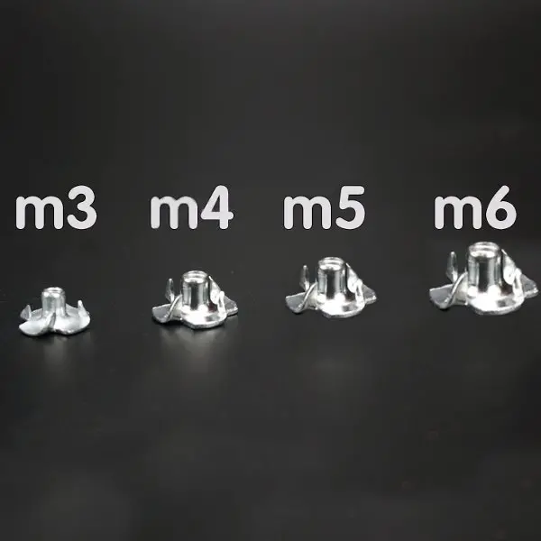 M3 M4 M5 M6 Optional 4 Claw Nut Anti-Clawed Nut 10Pcs For Rc Airplane 1