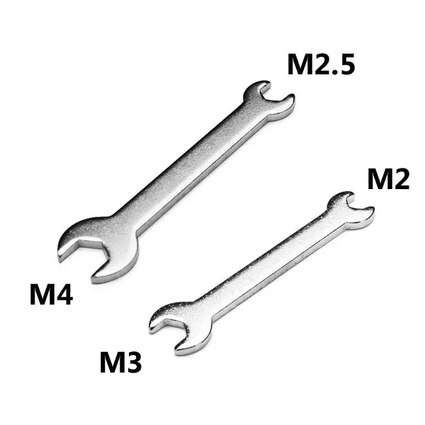 M3+M2/M4+M2.5 Small Hexagon Nuts Wrench For Diy Rc Models 1