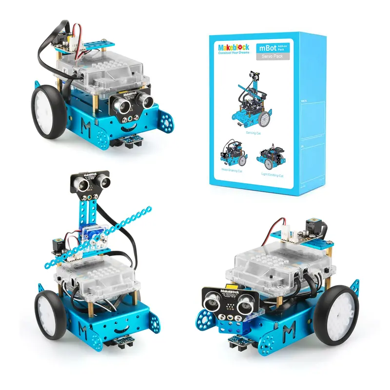 Makeblock Servo Cat Robot Add-On Pack Designed For Mbot, 3-In-1 Robot Add-On Pack, 3+ Shapes 1