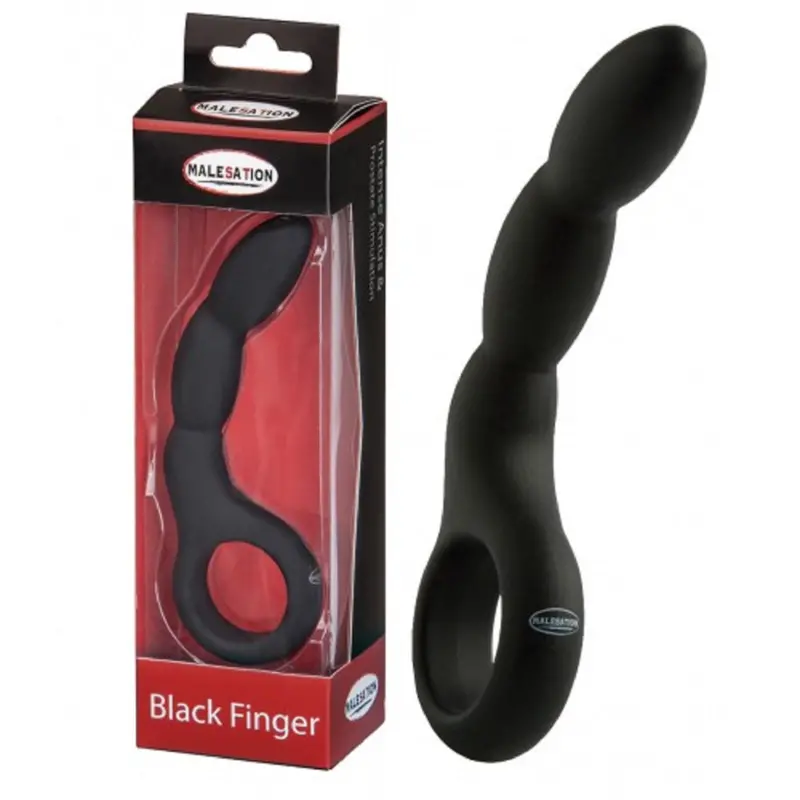 Malesation Anal Black Finger. 1