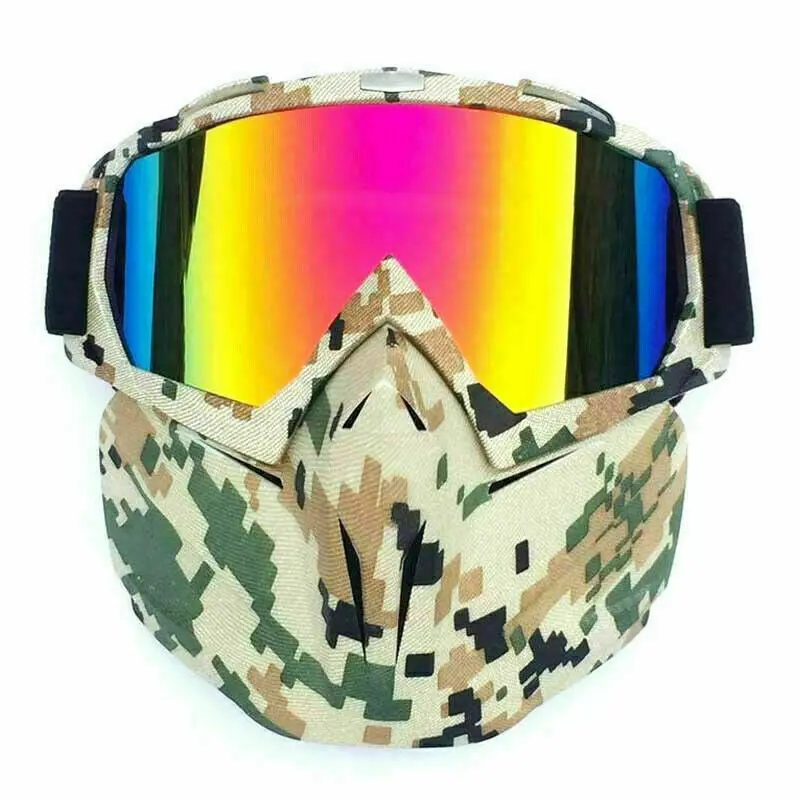 Mascara De Proteccion Con Goggles Para Moto 1