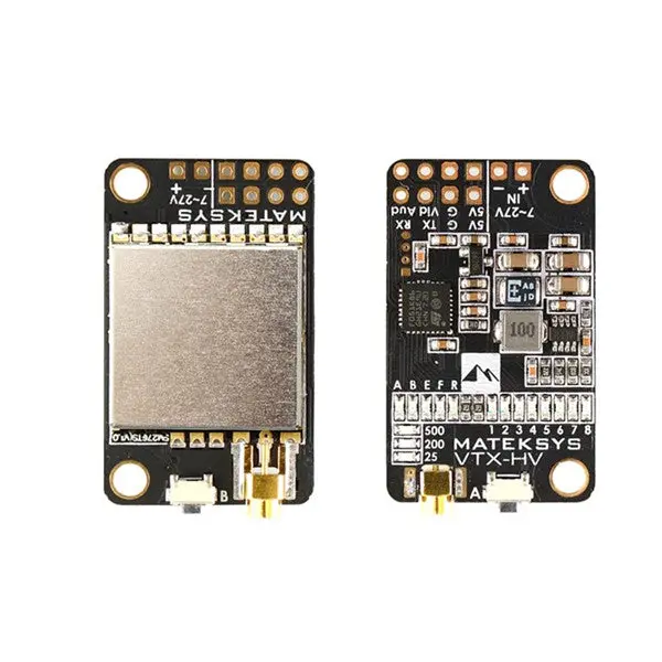 Matek 5.8G 40Ch 25/200/500Mw Switchable Video Transmitter Vtx-Hv With 5V/1A Bec Output For Rc Fpv Racing Drone 1