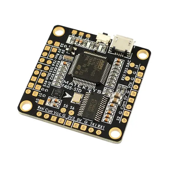 Matek F405-Std Betaflight Stm32f405 Flight Controller Built-In Osd Inverter For Rc Multirotor Fpv Racing Drone 1
