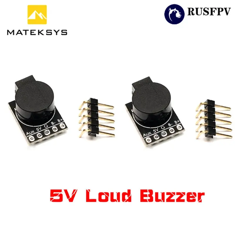 Matek Lost Model Beeper Flight Controller 5V Loud Buzzer Built-In Mcu For Multirotor Fpv Racing Drone Quadcopter Airplane 1