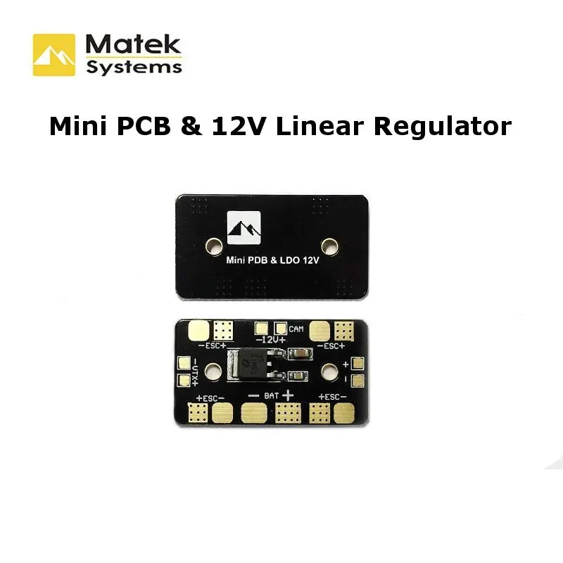 Matek Mini Pdb Power Distribution Board With 12V Linear Voltage Regulator For Fpv Multicopter 1