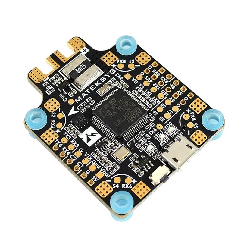 Matek System F722-Se F7 Dual Gryo Flight Controller W/ Osd Bec Current Sensor Black Box For Rc Drone 1
