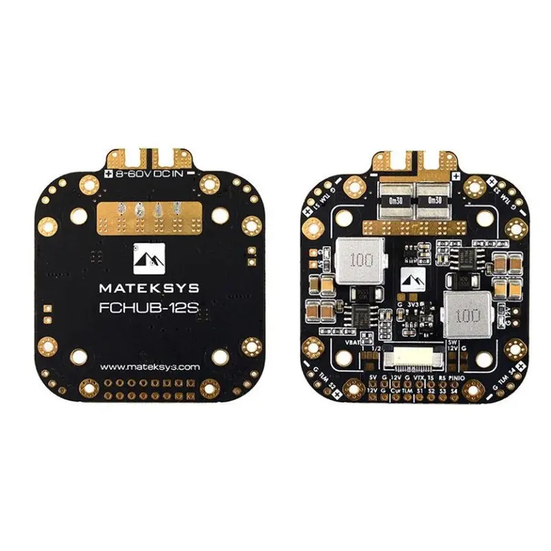 Matek System Xclass Fchub-12S Pdb Board 5V & 12V Output W/ Current Sensor 3-12S Lipo For Rc Drone 1