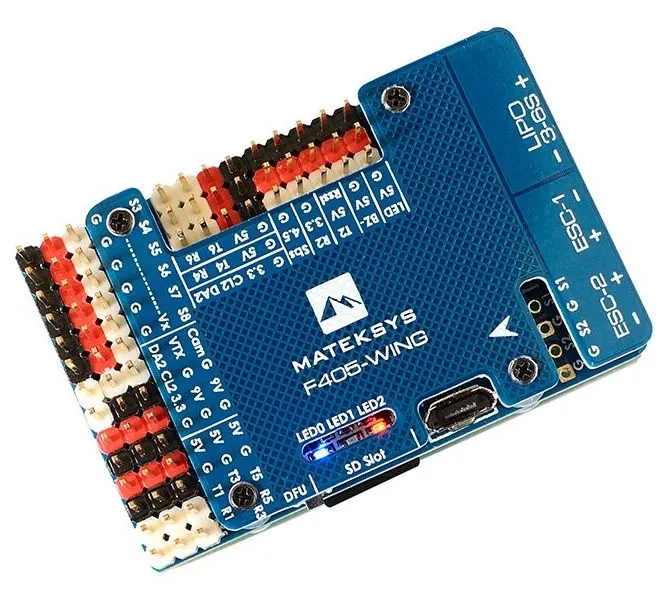 Matek Systems F405-Wing (New) Stm32f405 Flight Controller Built-In Osd For Rc Airplane Fixed Wing 1