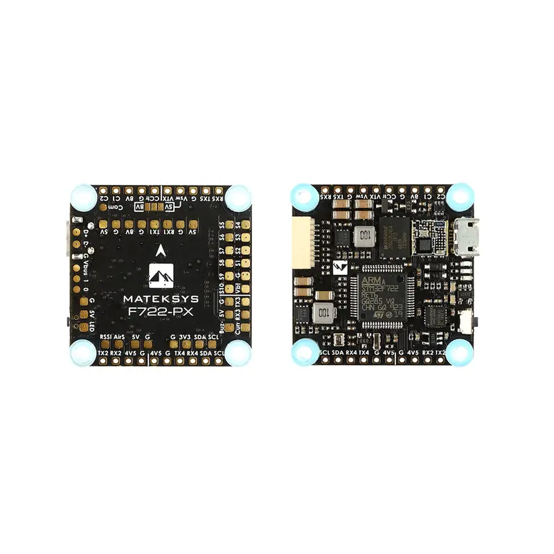 Matek Systems F722-Px Flight Controller Stm32f722 Mpu6000 Bmp280 Pixel Osd 32M Flash Blackbox For Rc Drone Airplane 1