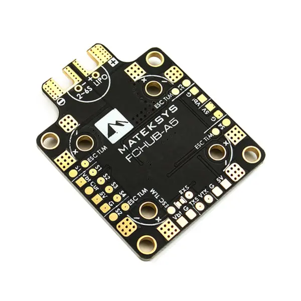 Matek Systems Fchub A5 Pdb Built-In 184A Current Sensor 5V 2A Bec 2-6S For Rc Drone Fpv Racing Multi Rotor 1