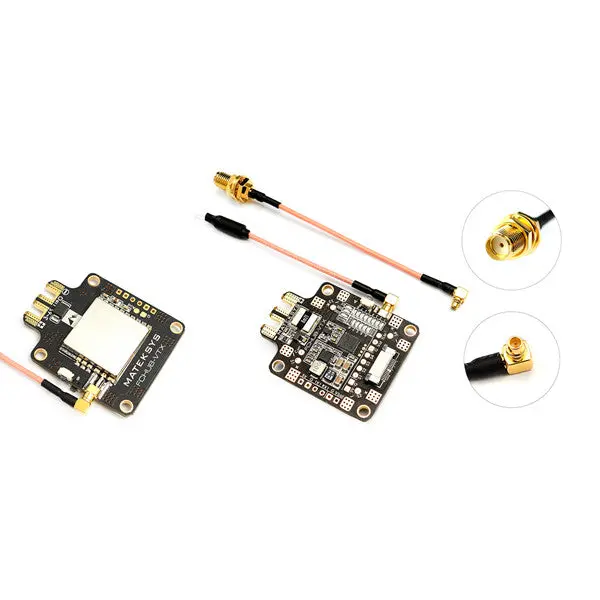 Matek Systems Fchub-Vtx 6~27V Pdb 5V/1A Bec W/ 5.8G 40Ch 25/200/500Mw Switchable Rc Drone Video Transmitter 2