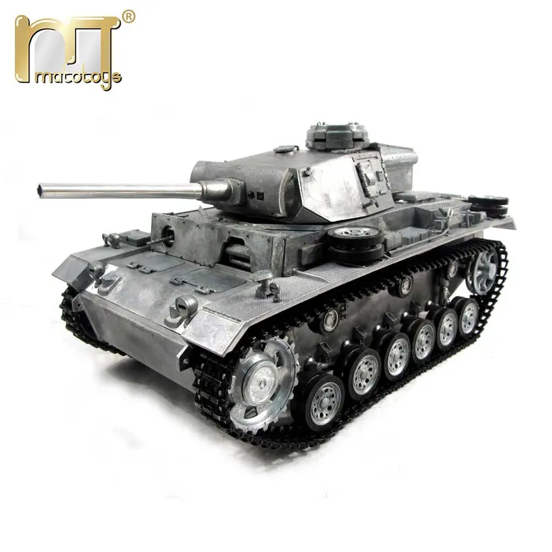 Mato 1 16 Complete All Metal Tank German Panzer Iii 2.4G Mato Toys Rc Tank Model Airsoft Recoil Barrel Rtr Version Military 1