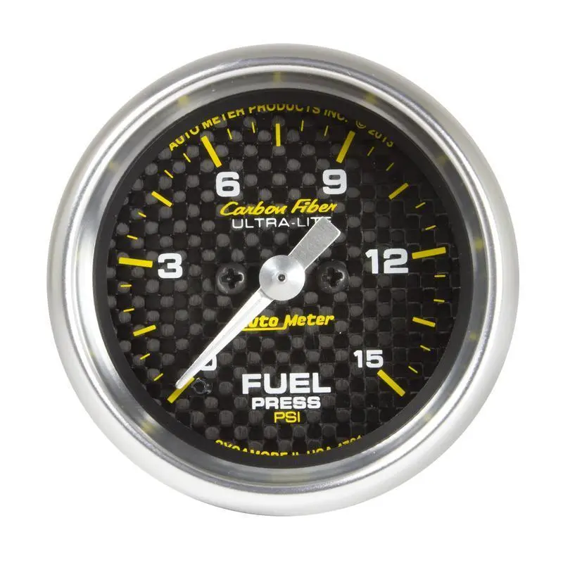 Medidor De Presión De Combustible 0 A 15 Psi 2-1 / 16 "Eléctrica 1
