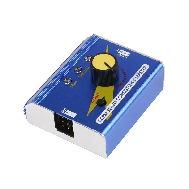 Metal Case Multi-Function 3Ch Esc Servo Tester Digital Analog Ccpm Consistency Master Checker For Rc Airplane 1