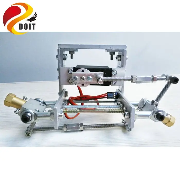 Metal Chassis Frame, Steering Engine Steering Robot Car Chassis , Obstacle Avoidance , Velocity ,Universal Wheel 1