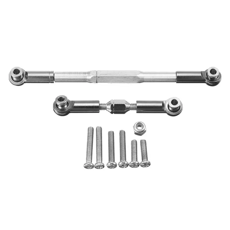 Metal Pull Rod Set For Wpl B-1 B14 B24 C-14 1/16 Military Rc Car Upgrade Spare Parts 1