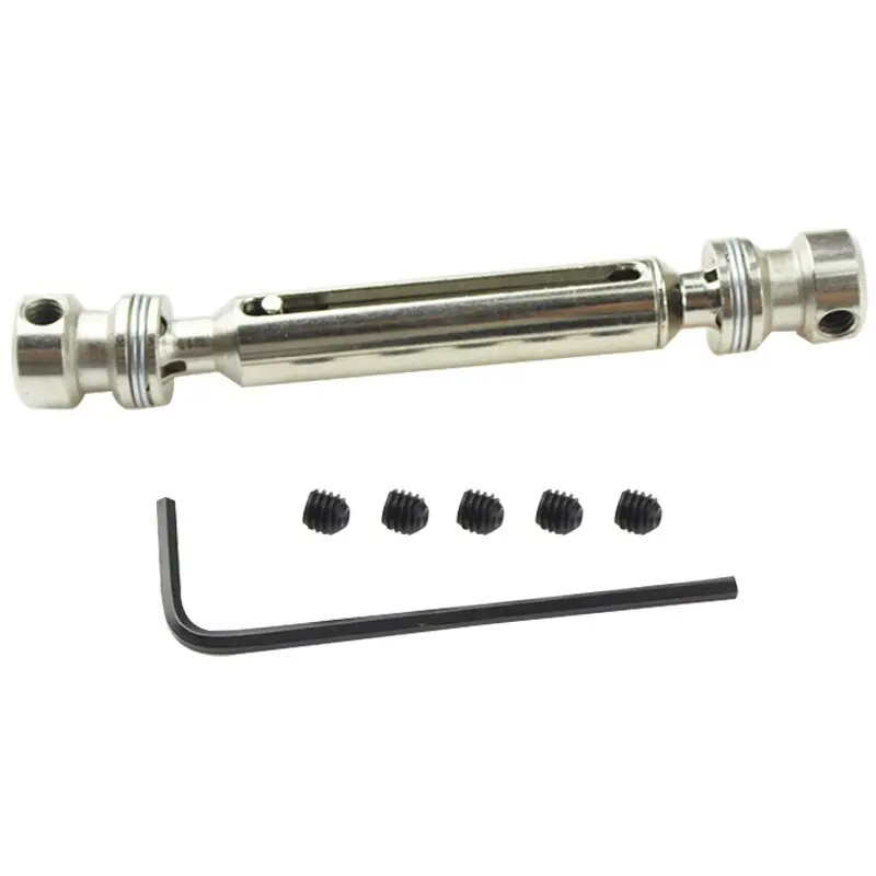 Metal Rear Middle Drive Shaft Universal Transmission Accessories Kit For Fy-01/02/03/04/05 Wltoys 12428 12423 12628 Rc Car 1
