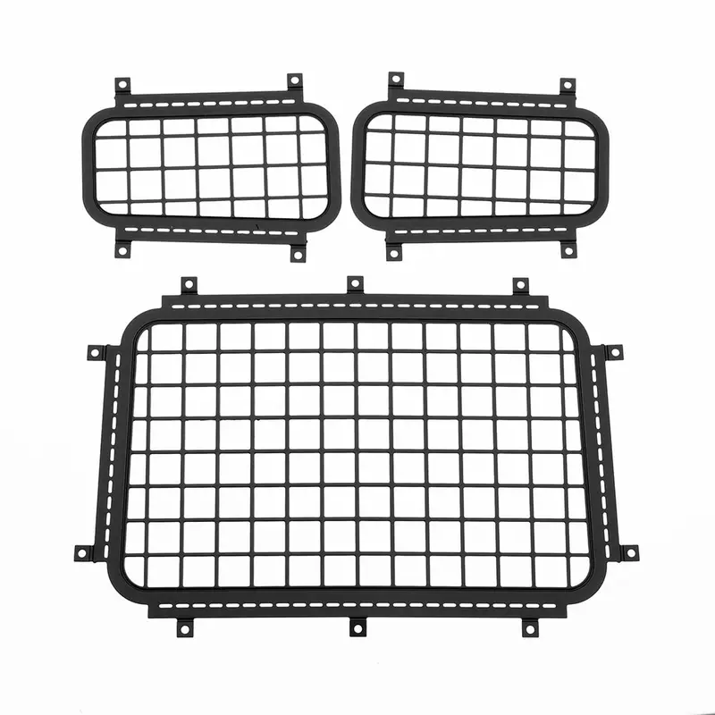 Metal Stereoscopic Car Window Network For Trx4 Rc Car Parts 1