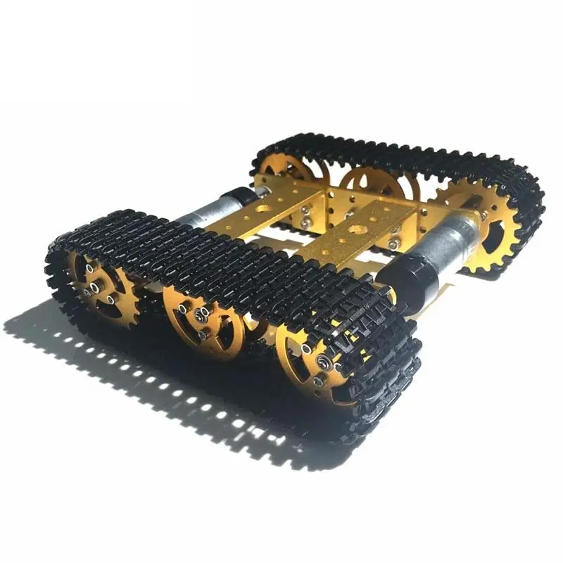 Metal Tank Model Robot Tracked Car Chassis Diy Track Teaching Crawler/Caterpillar Platform For Arduino Uno R3 2