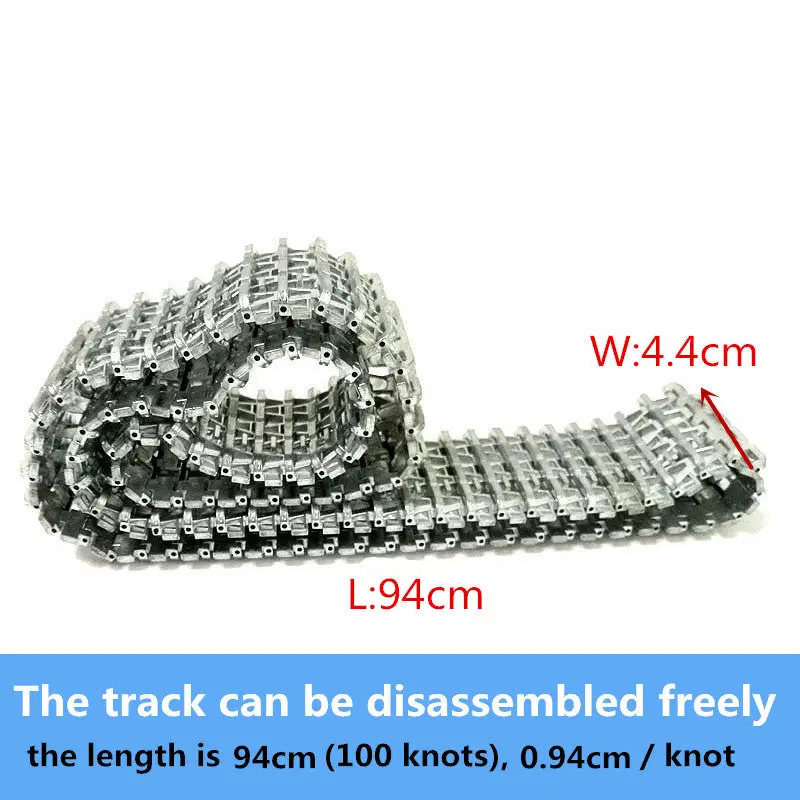 Metal Tracks Caterpillar Crawler Chain 61Cm For 3818/3818-1 Rc Tank Parts Heng Long 1/16 Tiger I Tank Car Chassis 1