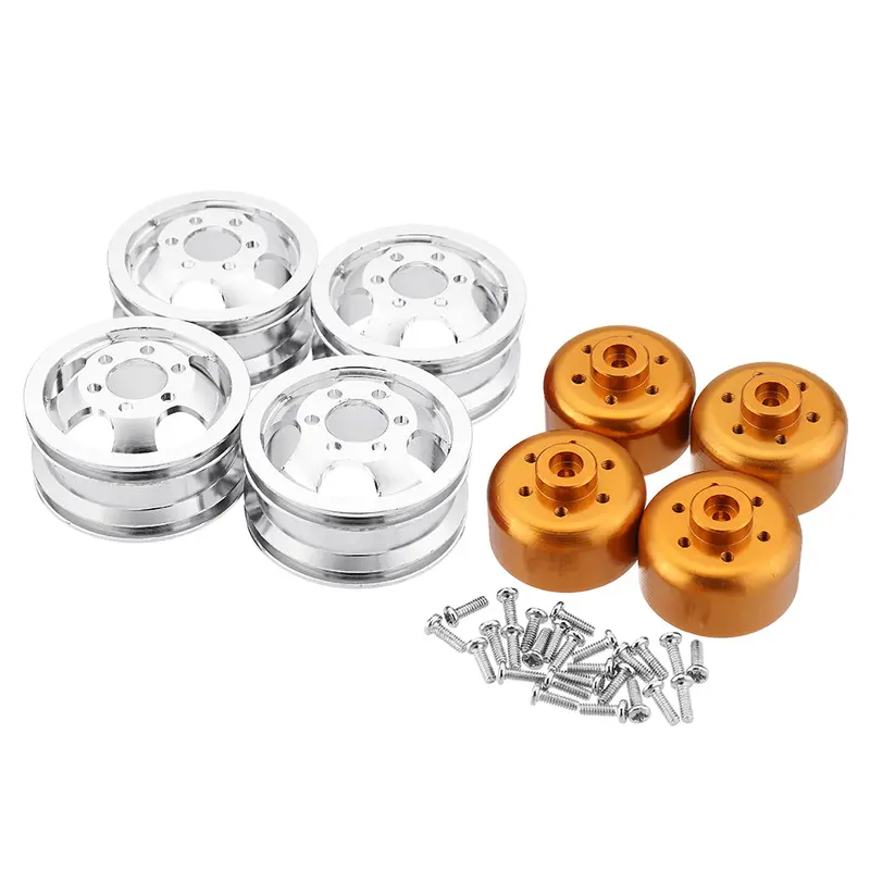 Metal Upgraded Rc Car Wheel Hub For 1/16 Wpl B14 B16 B24 C14 C24 B16 B36 Jjrc Mn Rc Model Vehicle 1