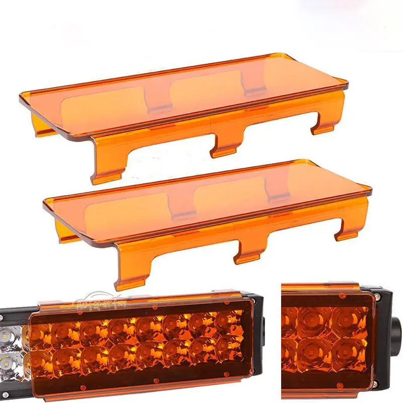 Micas Cubierta Color Ambar Para Barras Led 1