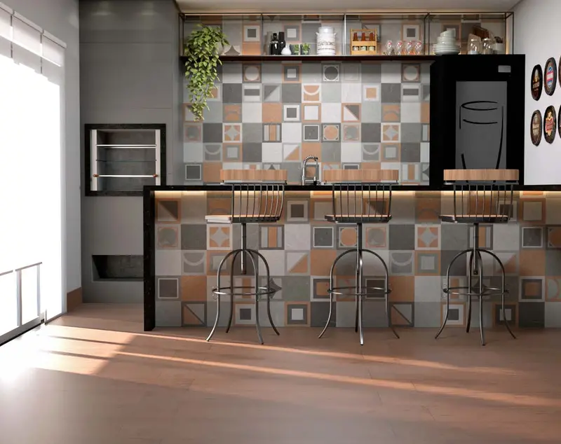 Milano Porcelain Floor Tile 30" X 30" 2