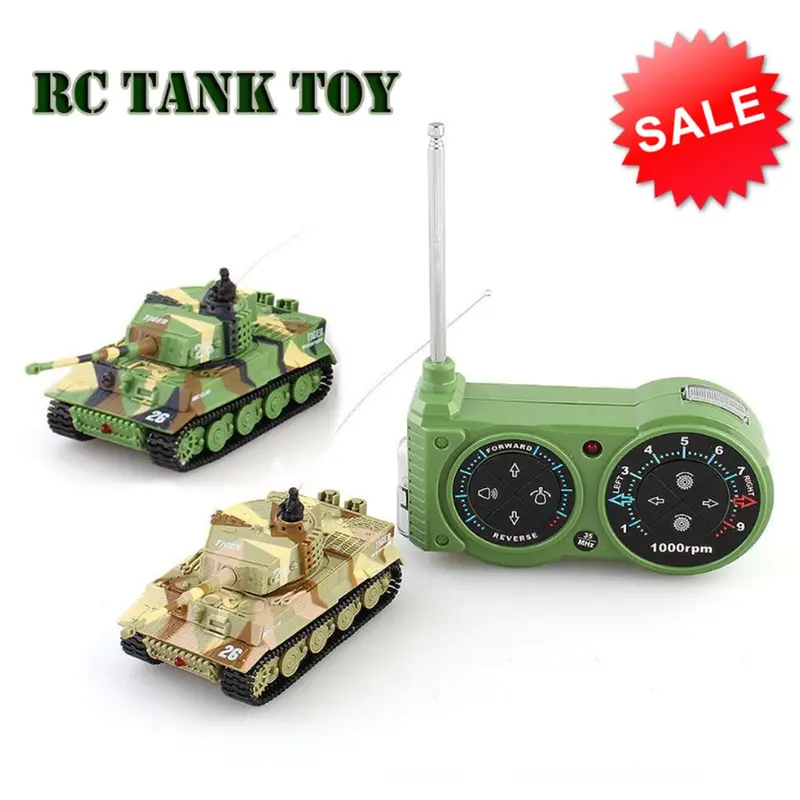 Military Rc Crawler Tank Remote Control Simulation Armos Corps Tiger Battle Model Mutual Fight Army Toys For 6 Year Old Children 1